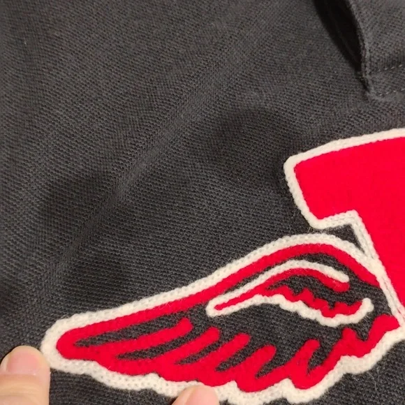 SALE! Ralph Lauren Polo P Wing Vintage Polo Shirt Sz.2X Has A Flaw (BX25) - Picture 12 of 12